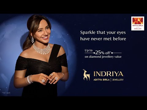 Discover the finest diamond jewellery crafted with endless love by Indriya, Aditya Birla Jewellery.