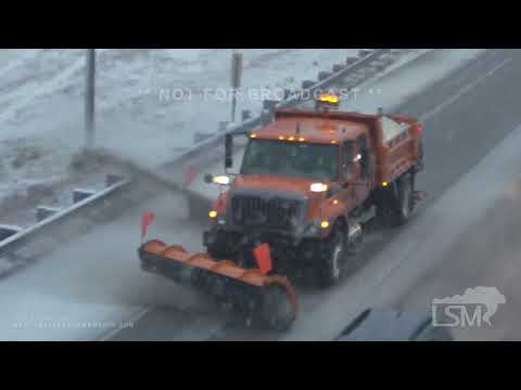 02-09-2023 Cedar Rapids, IA - Jackknifed semi, heavy snow and commute impacts
