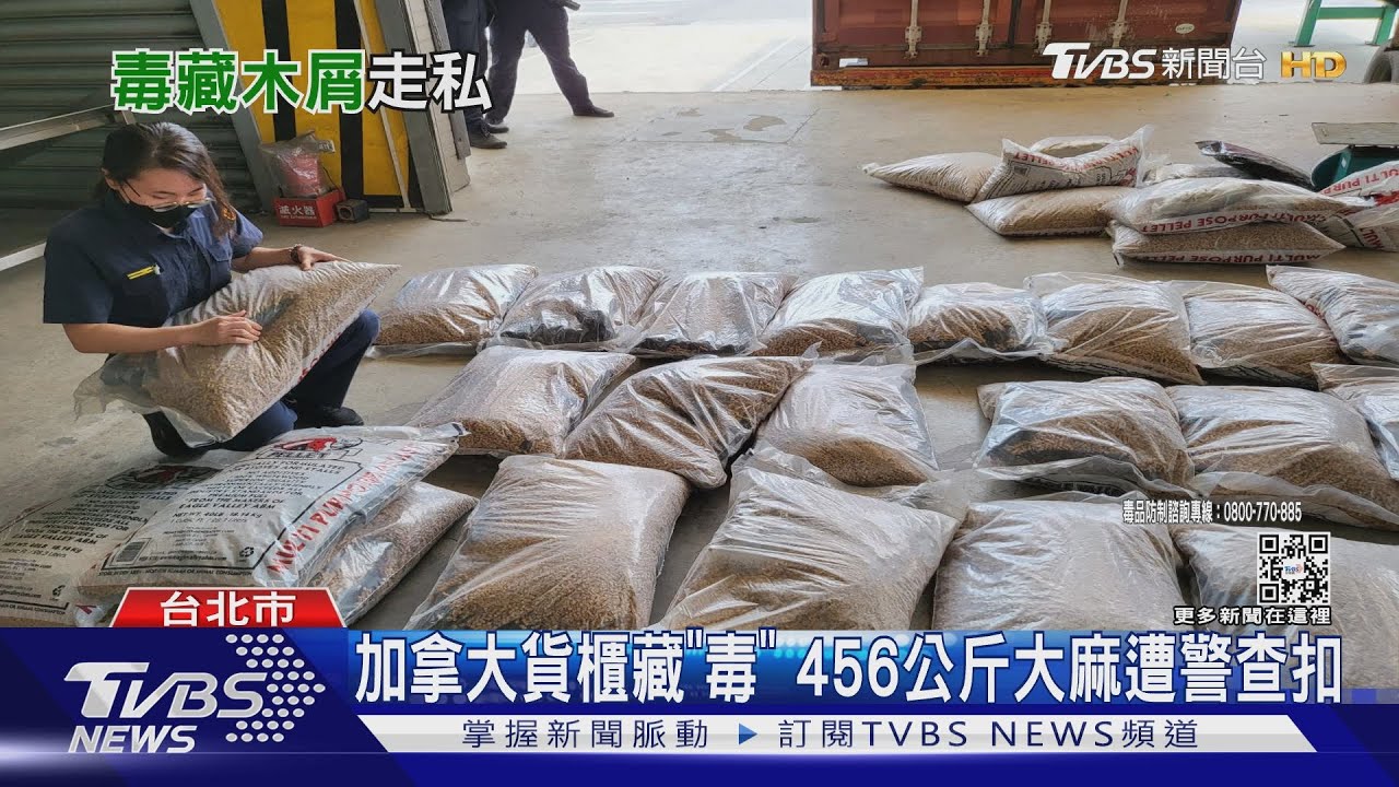 史上最大宗!三大黑幫共謀走私毒 7億元大麻藏木屑包裹