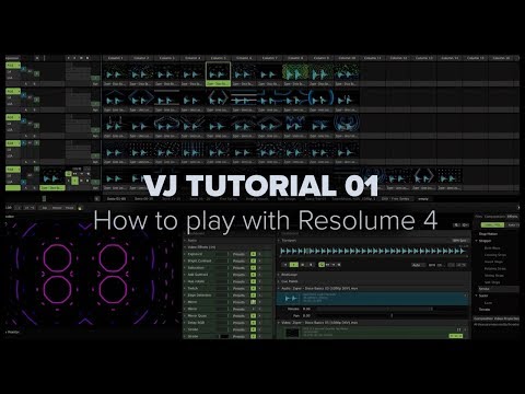 Zyper VJ Tutorial 01 - How I play with Resolume Arena