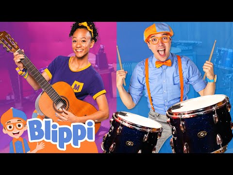 Blippi and Meekah Are in a Band! | Fun Learning and Musical Games | Educational Videos for Kids