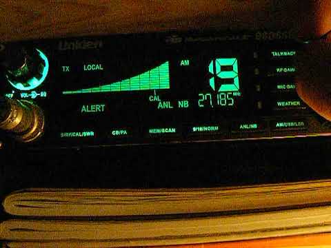Checking the SWR on my Unidan Bearcat 980 SSB base station Radio
