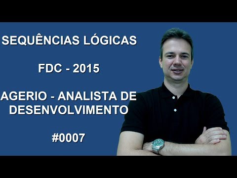 0007 - FDC - 2015 - AGERIO - SEQUÊNCIAS LÓGICAS (www.gurudamatematica.com.br)