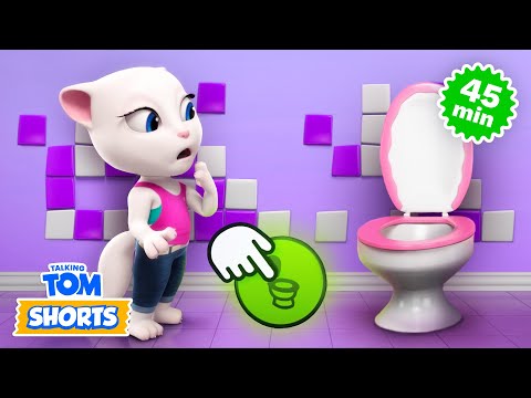 Toilet Saga: Part 1! 🚽 Talking Tom Shorts Compilation