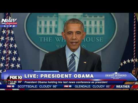 MUST WATCH: President Obama's FINAL Press Conference of 2016 (FNN)