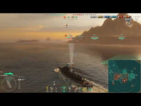 World of Warships: Aggressive player, Halland