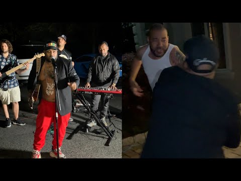 Queenz Flip shows up to DJ Envy house at Midnight to get a interview and performs Elton John classic