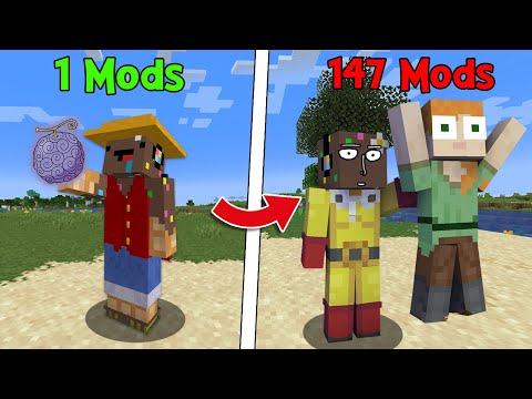 I installed the best Anime Mods on Minecraft..