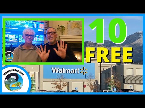 WALMART Boondocking and other Free Camping Tips - 10 FREE Places to RV Park Overnight