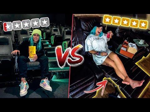 1 STAR CINEMA vs. 5 STAR CINEMA!! *can't believe the difference*
