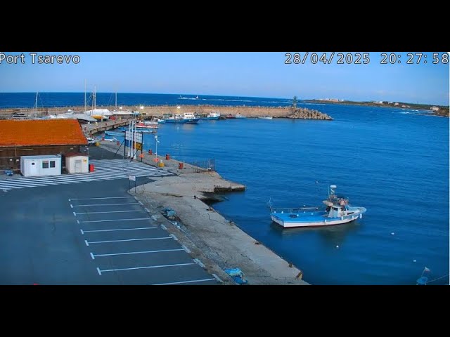 Live webcam view of Tsarevo Port Harbor & Marina