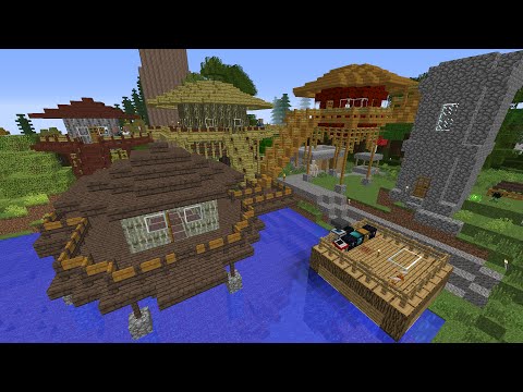 Primus Direwolf20 SMP 36 - Village of Many Woods - Modded 1.7.10 Minecraft