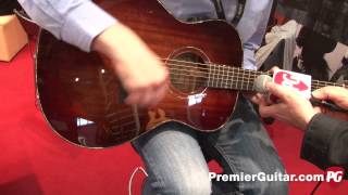 Video thumbnail for Musikmesse '14 - Alvarez Masterworks MGA70E, MGA66ESHB, and Elite BE70C Demos by Premier Guitar