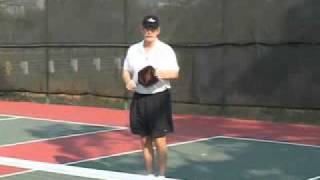 Pickleball getting to the non-volley line