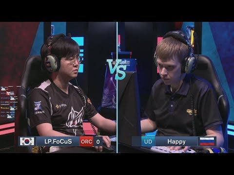 FoCuS (O) vs Happy (UD) RO 8 B WarCraft Gold League Summer 2019 (Miker) MUST SEE