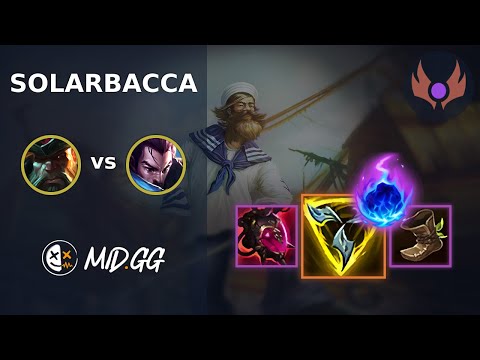 MID.GG: [ solarbacca ] Gangplank MID vs Yasuo | EUW MASTER | LOL Season 2024