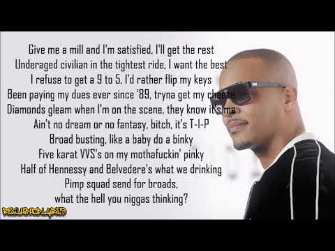 T.I. - 24's (Lyrics)