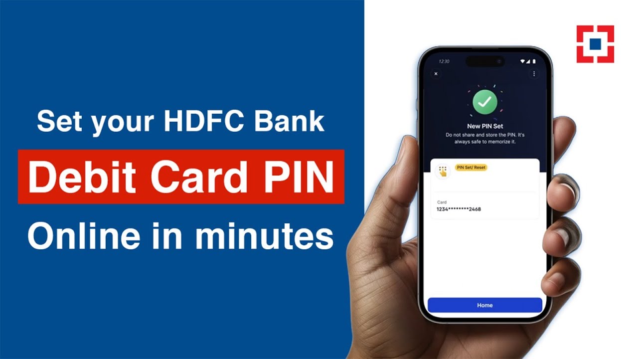 How to Set your HDFC Bank Debit Card PIN Online | HDFC Bank