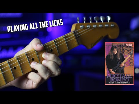 Guitar Chapter - Michael Romeo | Playing all The Licks