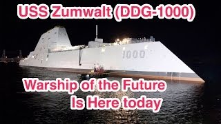 Stealth Destroyer: The US Navy's Destroyer from the Future (DDG-1000) USS Zumwalt is Launched