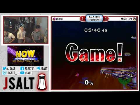 NOW #49 - Worm (Falco/Fox) vs Mike Flow (C. Falcon) - LR2