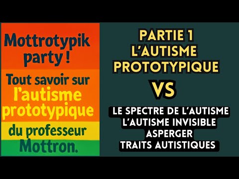 Mottrotypik Party !  Part 1 . Comprendre l'autisme prototypique du professeur Mottron .
