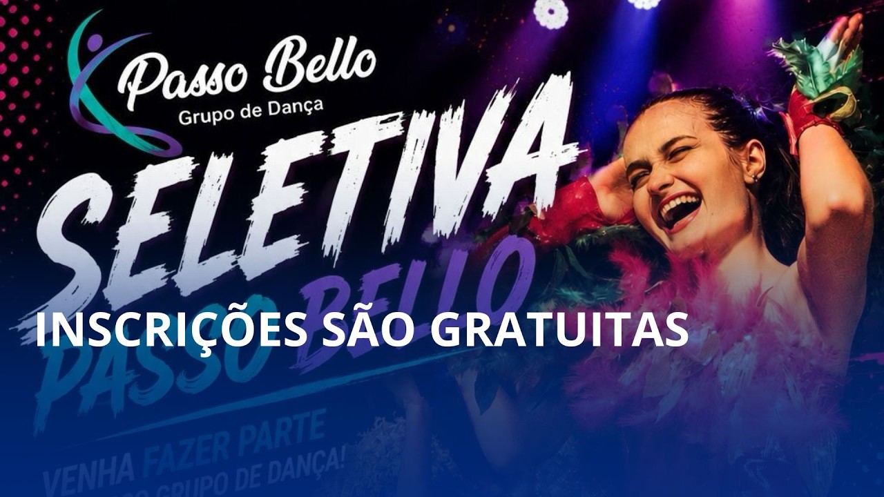 Passo Bello abre inscrições para nova seletiva gratuita de dança