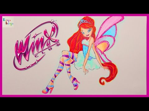 Winx Bloom | Nasıl Çizilir | Çizim Teknikleri | Boya Boya Video