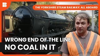 Empty Coal Tender Chaos at Steam Gala Prep | The Yorkshire Steam Railway: All Aboard