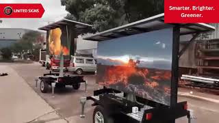 United Signs USMT-4S Solar Mobile Trailer