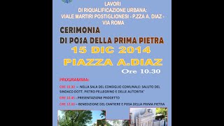 preview picture of video 'Posa Prima Pietra Viale Martiri Postiglionesi-P.zza Armando Diaz  a Postiglione (SA)'