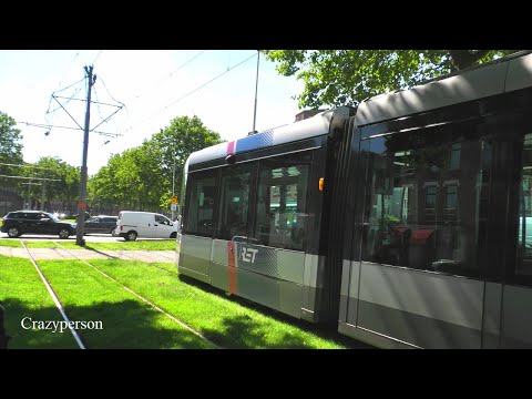 RET Trams 2e Rosestraat Rotterdam Lijn 2 naar Charlois en CS