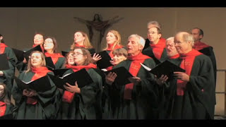The Lamb - John Tavener -- sung by the Stairwell Carollers