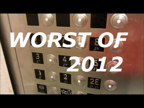 MUST WATCH: DEATH TRAP Montgomery traction elevator (East) at Que Place Garage, Lincoln NE