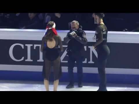 GPF, Torino, 07.12.2019, G.Papadakis/ G.Cizeron after medal ceremony