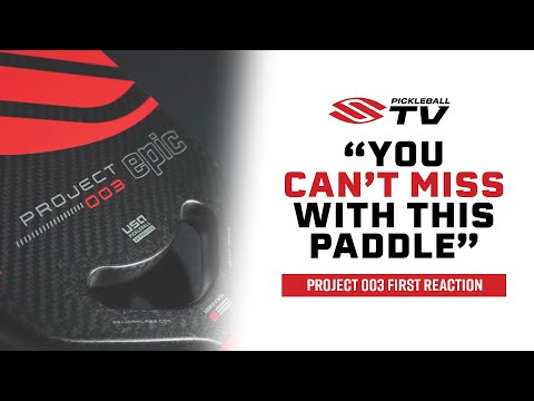 Listen To The Pickleball Pros' First Reaction To Selkirk LABS' Project 003 Pickleball Paddle