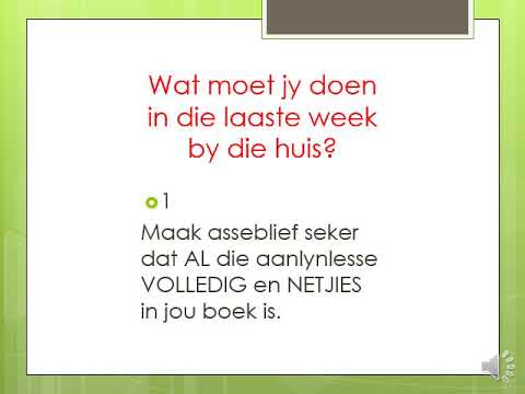 REKENINGKUNDE GRAAD 11: 19 Augustus 2020 - periode 5 (19115)