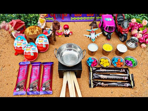 Miniature Kinder Joy Chocolate Cake | KinderJoy Chocolate Recipe | Chocolate Cake | Kids favourite 
