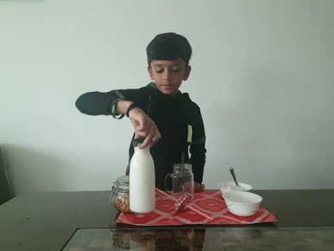 chocolate cashew milkshake by Devam Desai