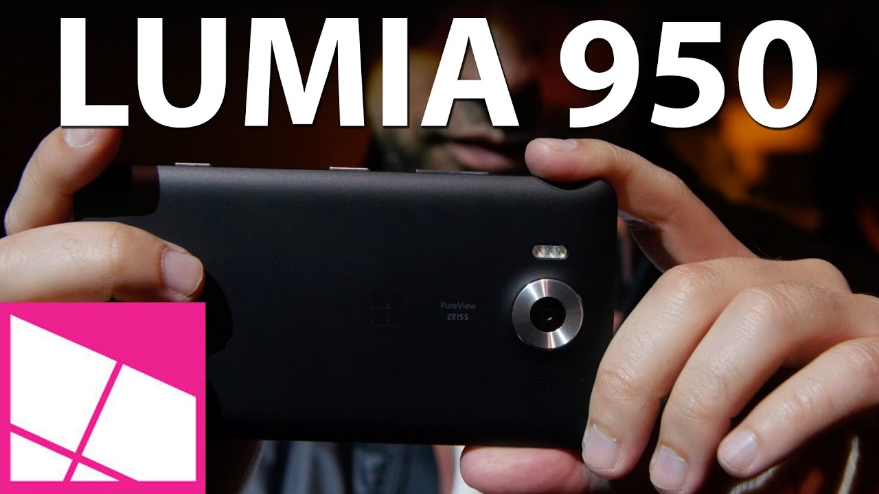 Microsoft Lumia 950 hands-on - YouTube