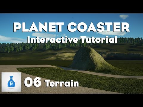 Planet Coaster: Interactive Tutorial Park [Ep 6] - Terrain and Path Interaction