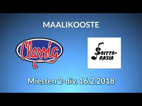 M2-div. maalikooste Classic II vs Soittorasia 16.2.2018