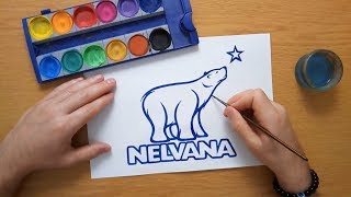 old Nelvana logo - painting