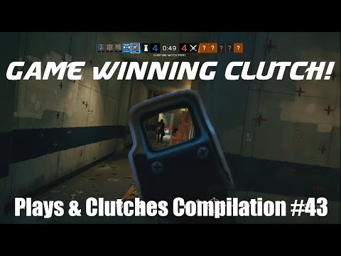 Insane 4-4 Overtime Matchpoint 2v5 Clutch! - Rainbow Six Siege