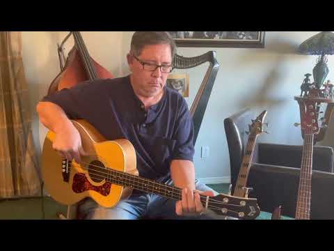 Guild Jumbo Junior Bass with Electronics 2020s - Natural image 9