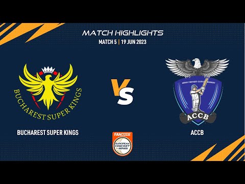 Match 5 - BSK vs ACCB | Highlights | FanCode ECS Romania | 19 June 2023 | ECS23.479