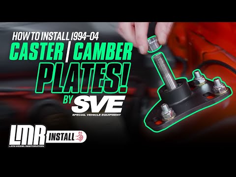 How To Install Mustang SVE Caster/Camber Plates (1994-2004)