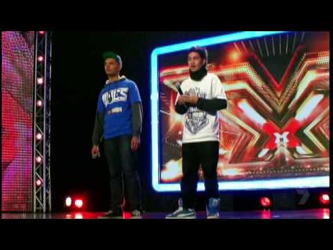 Lazy J & Big Guy Audition (X Factor Australia)