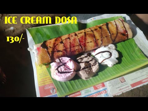 Ice Cream Dosa | Bangalore | Street food #icecreamdosa