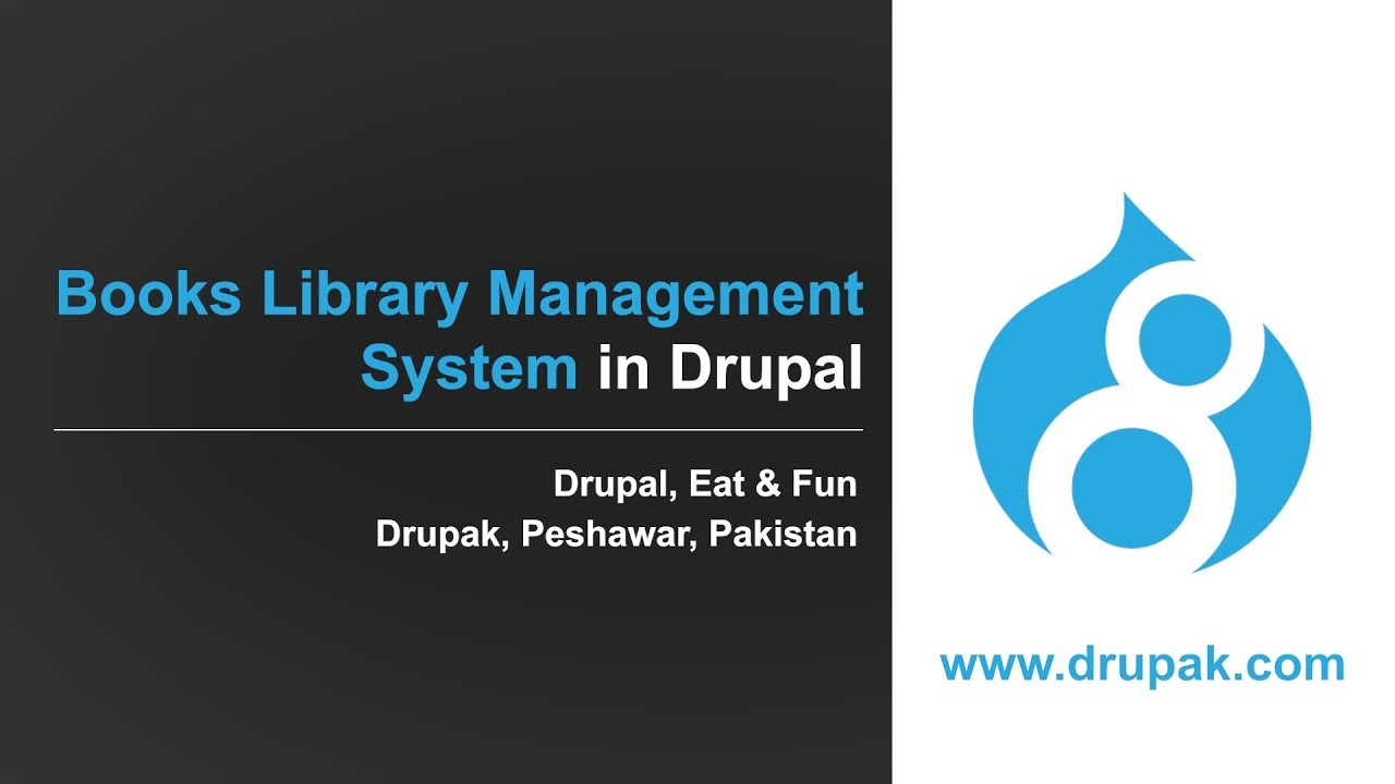 Building a Books Library Management System in Drupal 8 without code - Drupal, Eat & Fun